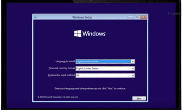 How to install windows