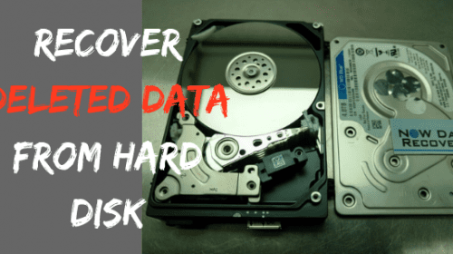 Recover Deleted Data From Hard Disk