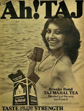 Old Indian Ad - Taj Mahal Tea Ad 1979