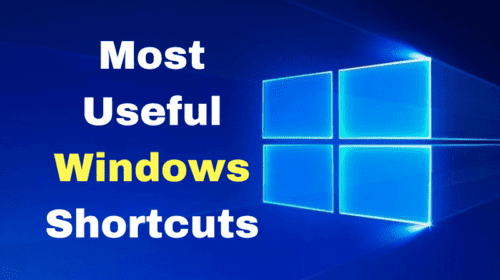 windows useful keyboard shortcuts