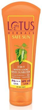 sunscreen for skin types