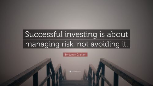 2100754 Benjamin Graham Quote Successful investing is about managing risk