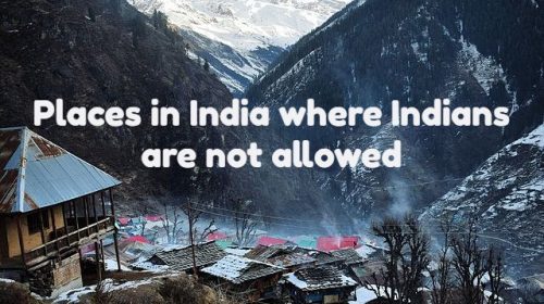 Places in India where Indians not allowed