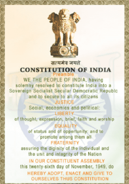 indian constitution facts