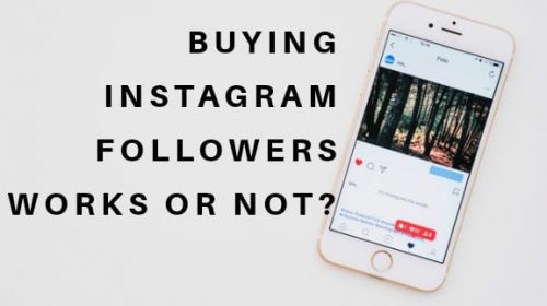 buying instagram followers or not