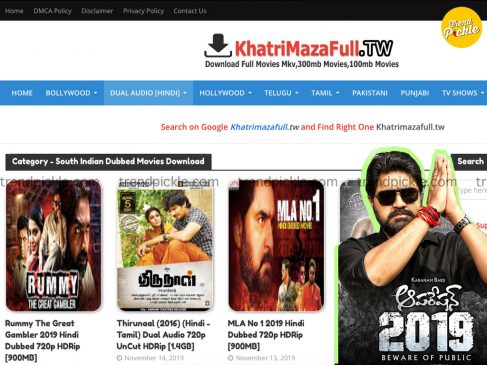 latest south indian hindi dubbed movies download websites