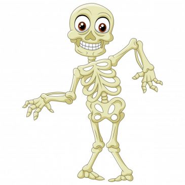 funny spooky skeleton