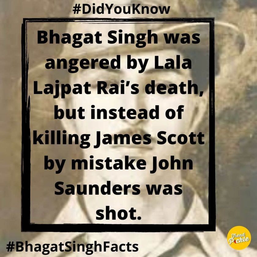 This image has an empty alt attribute; its file name is Bhagat-Singh-was-angered-by-Lala-Lajpat-Rai’s-death-but-instead-of-killing-James-Scott-by-mistake-John-Saunders-was-shot.-840x840.jpg
