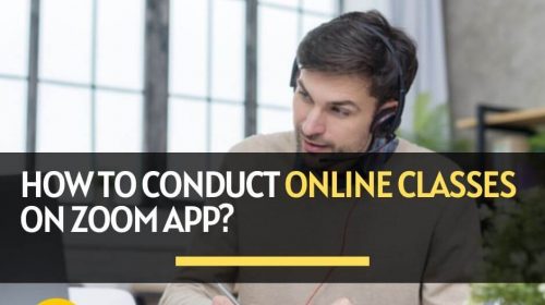 How to conduct online classes on zoom app