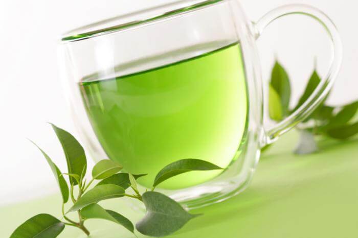green tea in a cup
