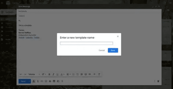 How To Create and Use Email Templates In Gmail