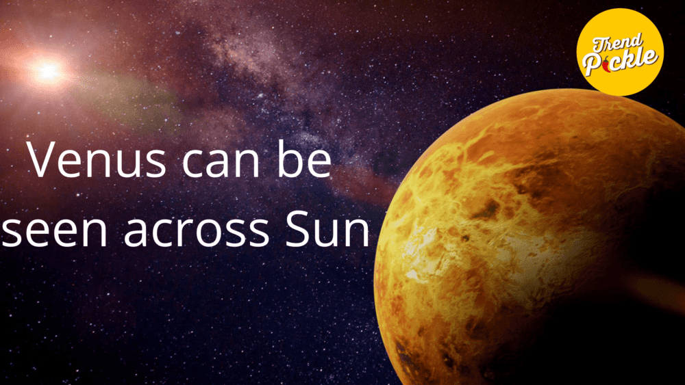 Venus can be seen across Sun