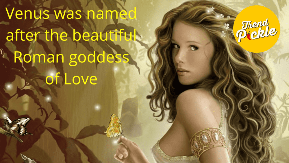 Venus was named after the beautiful Roman goddess
