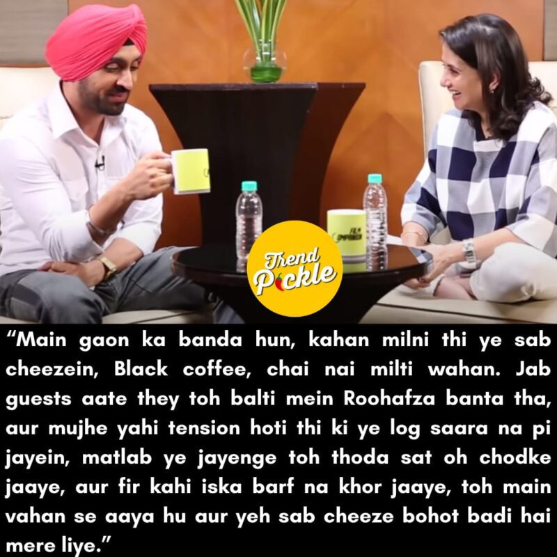 Diljit Dosanjh With Anupama Chopra