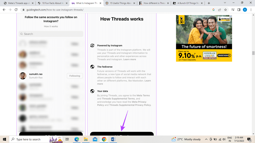 Interesting Facts About Threads, The Instagram App - Trendpickle