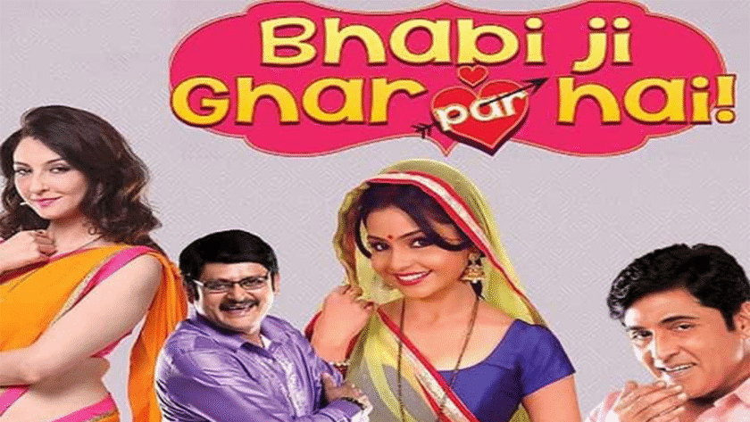 Bhabi Ji Ghar Par Hai cast poster from popular Indian comedy shows